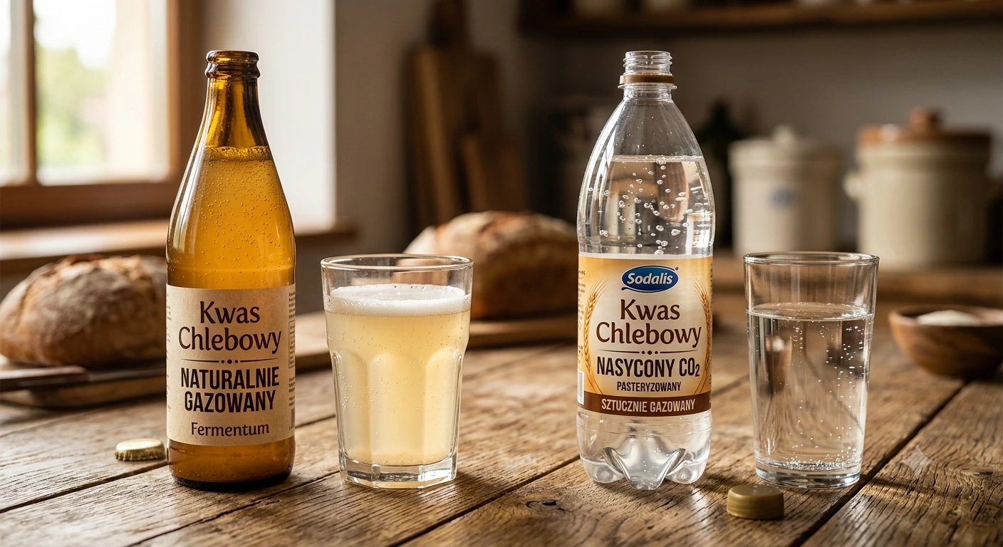 Dlaczego prawdziwy kwas chlebowy musi być gazowany naturalnie, a nie CO2 z butli?